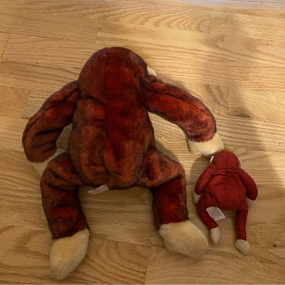 TY Beanie Baby Schweetheart Red Monkey Plush Stuffed Animal Orangutan Bundle Lot - Picture 5 of 7